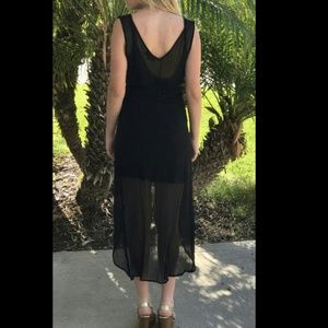 Olivaceous Dresses - Sold Olivaceous Wrap Silk High Low Dress Olivaceous Dresses - Sold Olivaceous Wrap Silk High Low Dress